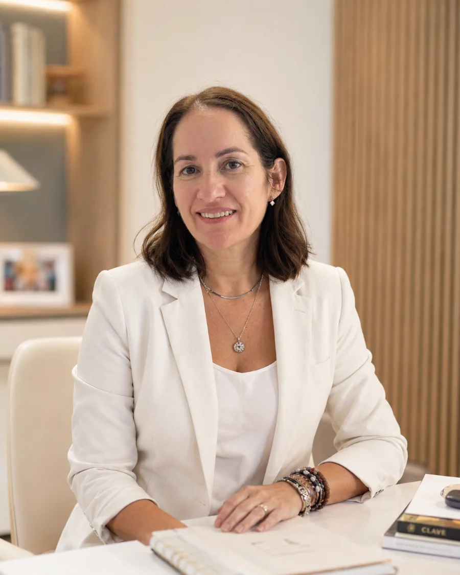 Inma Casaubón Rodríguez, especialista en gestión empresarial, en su lugar de trabajo